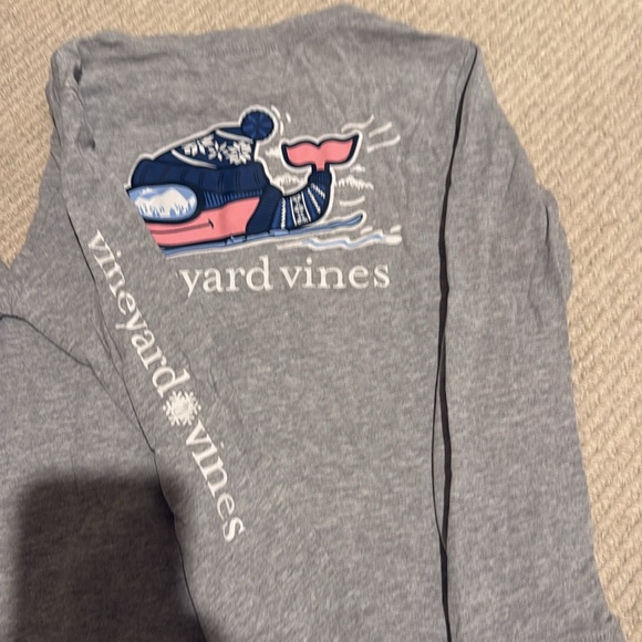 2!! Vineyard Vines Grey Long sleeve cotton shirts child size 6 - Picture 10 of 11